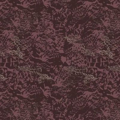 Scale-like texture in deep burgundy and plum with fine pale gold flecks.